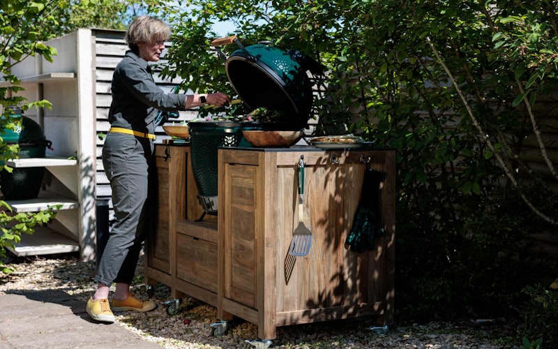 Teak Kitchen Island | Bases | Big Green Egg
