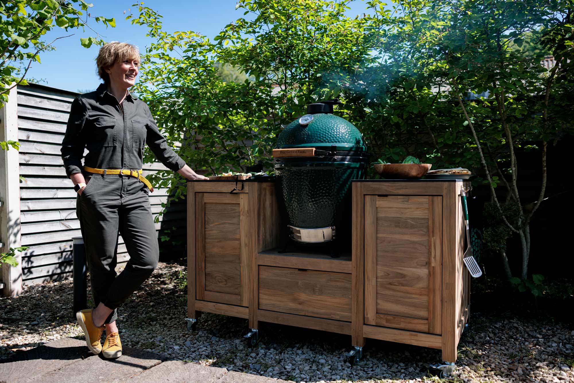 Teak Kitchen Island | Bases | Big Green Egg