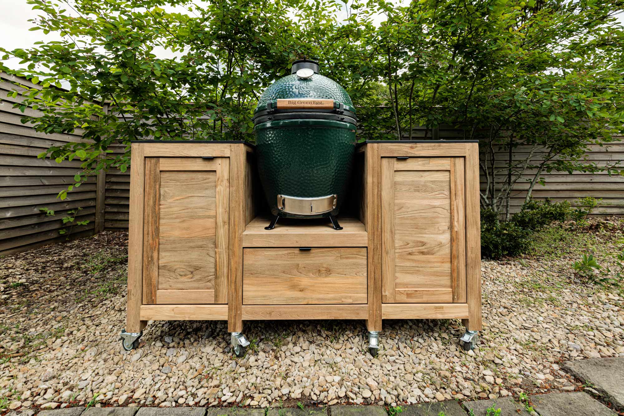 Teak Kitchen Island | Bases | Big Green Egg