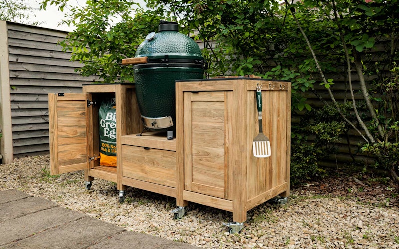 Teak Kitchen Island | Bases | Big Green Egg