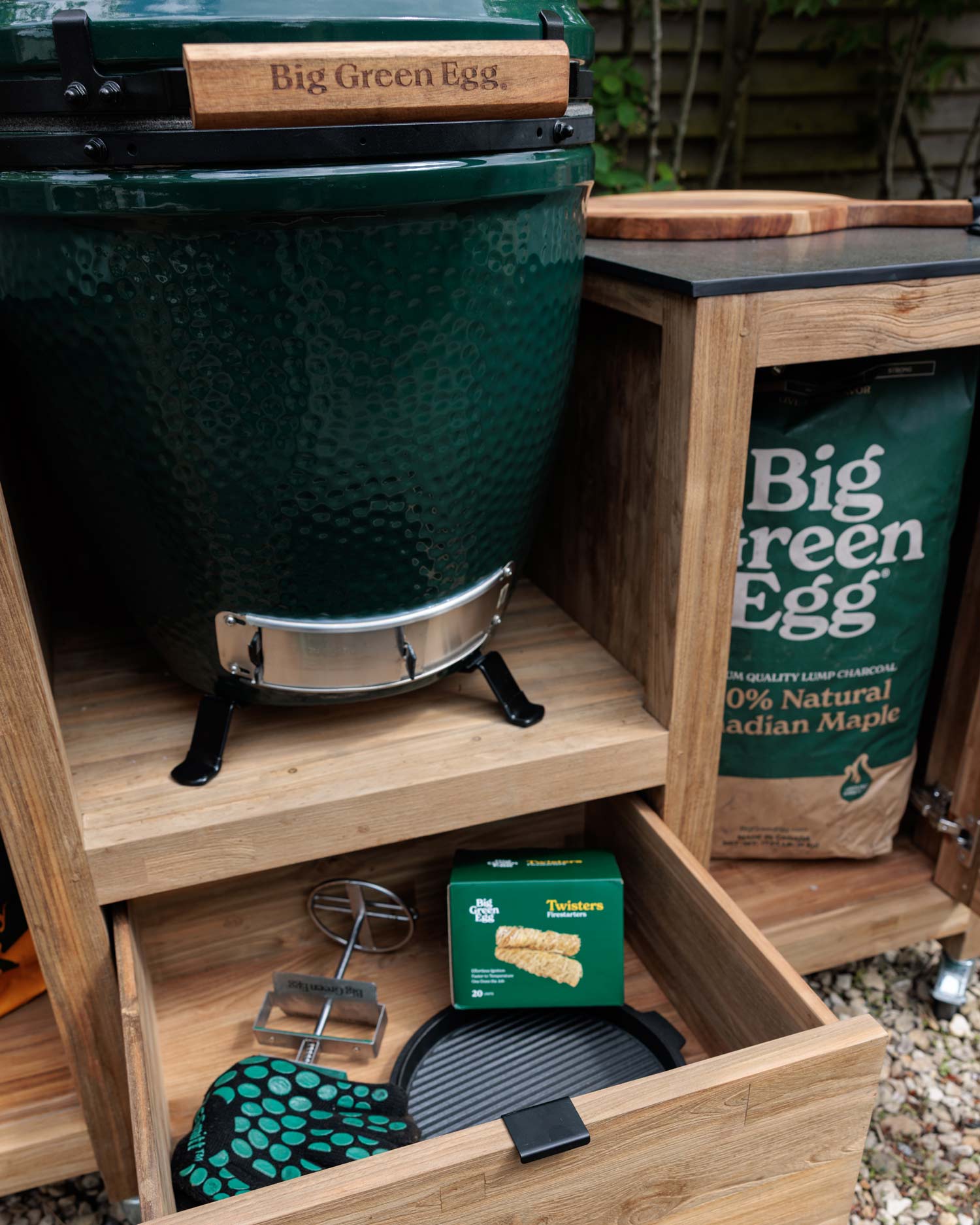 Teak Kitchen Island | Bases | Big Green Egg