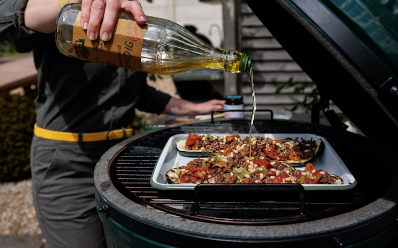 Courgettes Stuffed with Lamb, Harissa and Apricots | Grilling | Eggspander recipes | Lamb | Big Green Egg