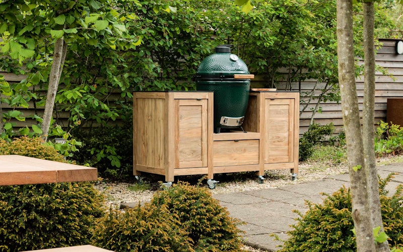 Teak Kitchen Island | Bases | Big Green Egg