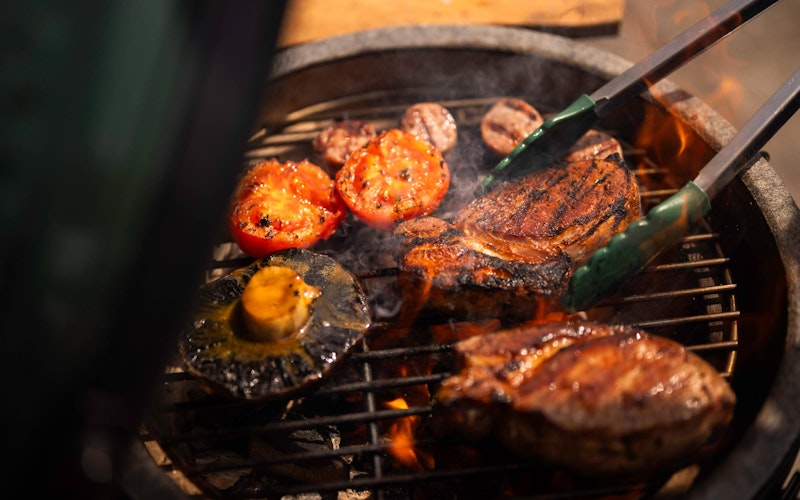 BACON CHOP WITH HOG’S PUDDING AND MARMITE BUTTER | Grilling | Pork Recipe | Jack Stein | Big Green Egg