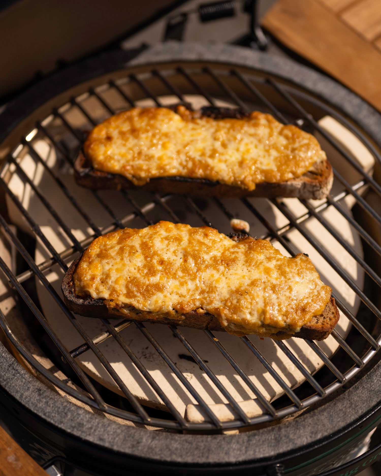 CRAB RAREBIT WITH PICKLED RED ONION | Grilling | Seafood | Jack Stein | Big GReen Egg