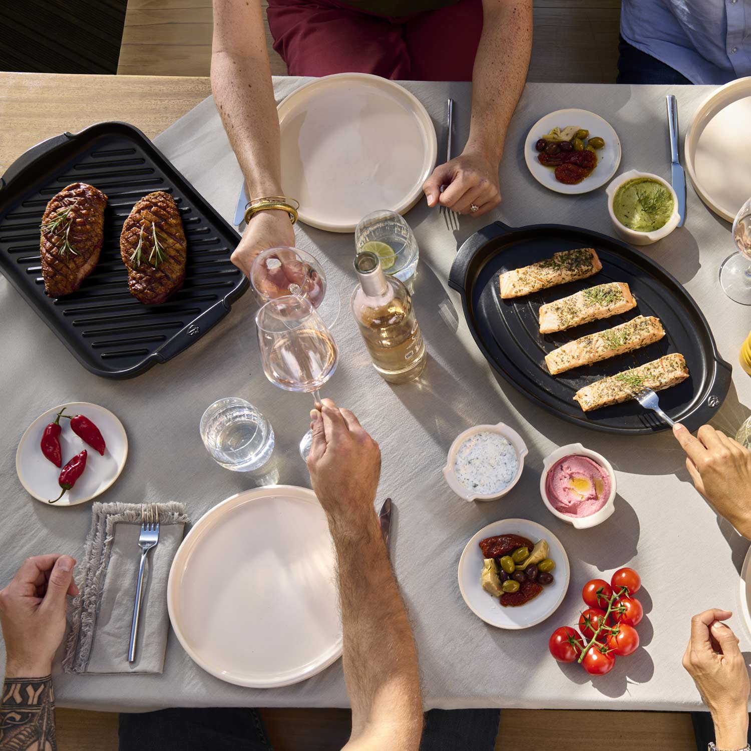 Peugeot saveurs ceramic meat and fish griddle