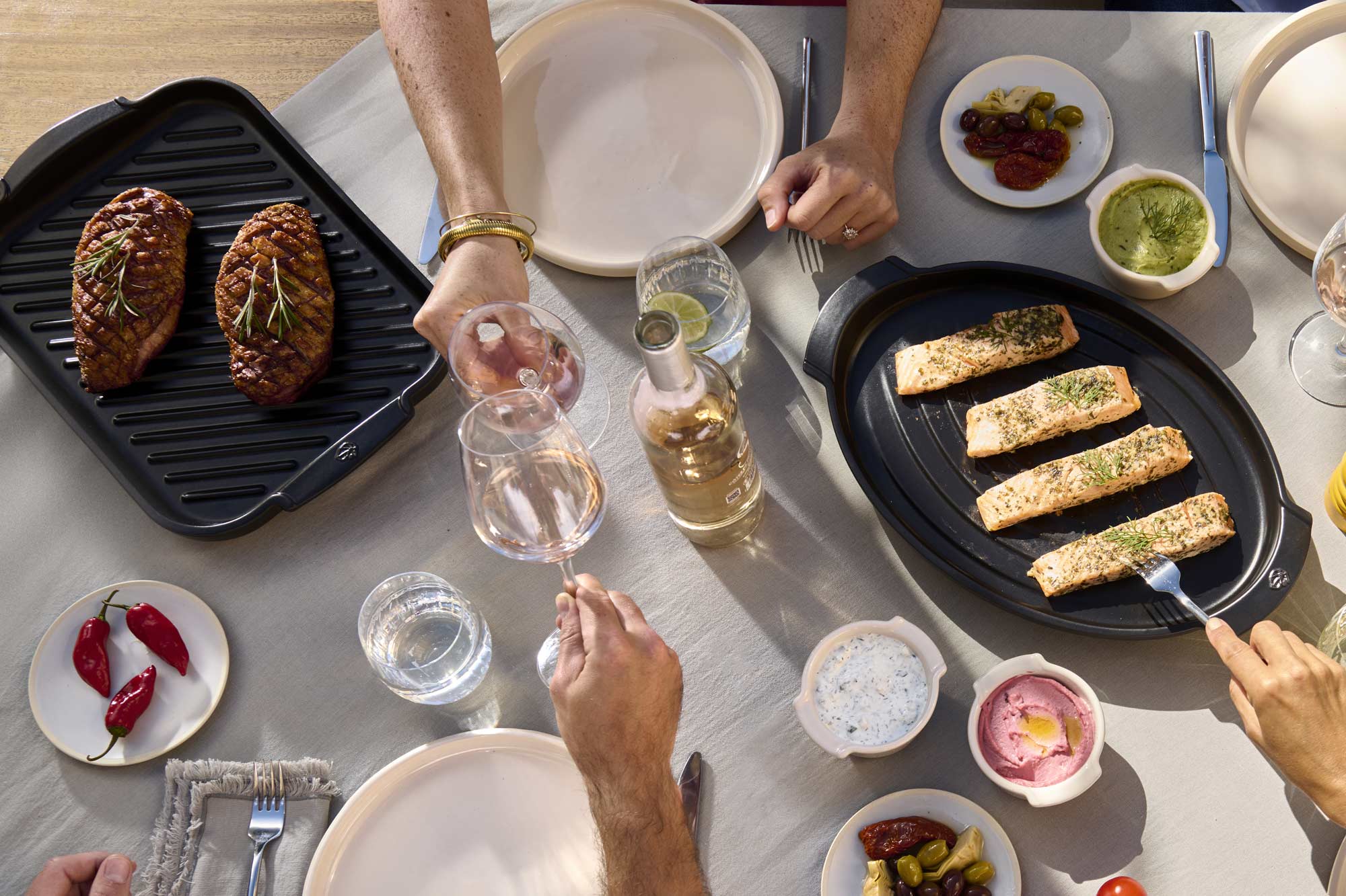Peugeot saveurs ceramic meat and fish griddle
