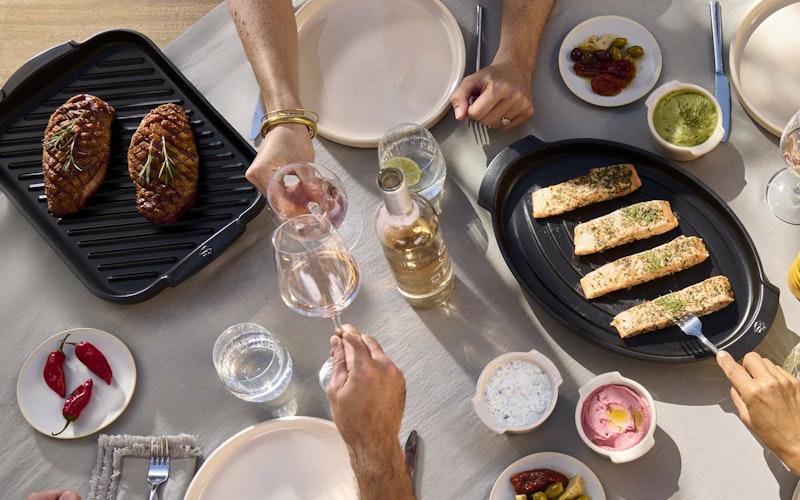 Peugeot saveurs ceramic meat and fish griddle