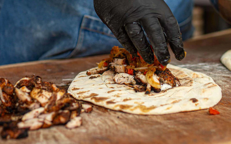 Big Nath's chicken flatbreads