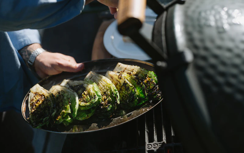 William Rhys Hamer Grilled Lettuce